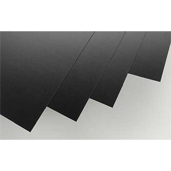 Black Styrene Sheets, .03x8x21