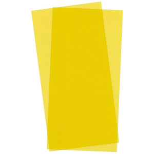 Yellow Transparent Sheet 6X12X.010 2 pc