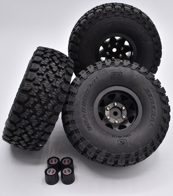 Set of Element RC Enduro Grabber Tires and three-piece 1.55