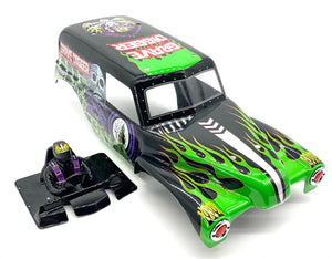 *Losi LMT Grave Digger BODY GREEN shell monster truck  LOS04021T1
