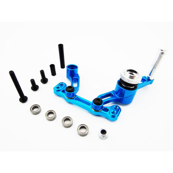 Hot Racing - Aluminum Bellcrank Steering Saver w/ Bearings, Blue, for ECX 2WD Vehicles