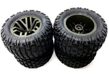 Arrma Granite, BIG ROCK, Senton, Typhon 4x4 3s BLX - Set of Wheels and Tires