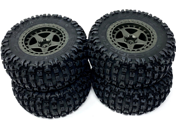 *Arrma SENTON 4x4 3s BLX - TIRES & Wheels (tyres rims DBoots Fortress ARA4303V3