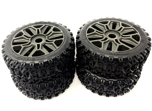 *Arrma TYPHON 4x4 3s BLX - TIRES & Wheels (tyres rims DBoots 2HO ARA4306V3