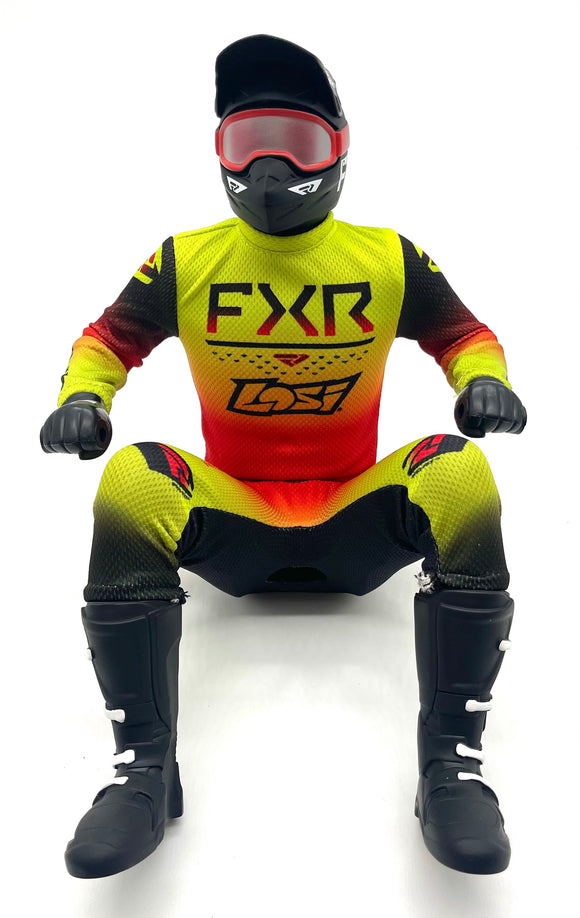*Losi Promoto - Rider Figure, (RED) FXR & Jersey Set LOS06000