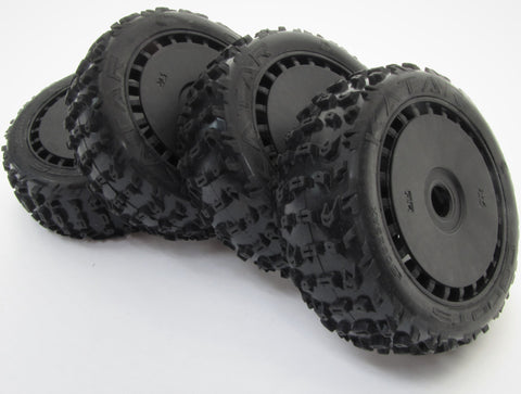 Arrma TYPHON 6s BLX - TIRES & Wheels (tyres 2019 V4 DBoots Katar 17mm AR106046