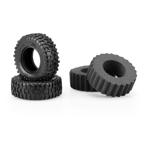 Tusk Green Compound Tires, Scale Country 1.9