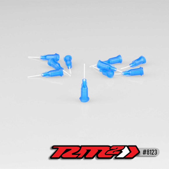 Glue Tip Needles, Thin Bore, Blue (10pcs)