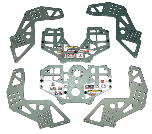 *Losi LMT Grave Digger CHASSIS SIDE PLATES aluminum LOS04021T1