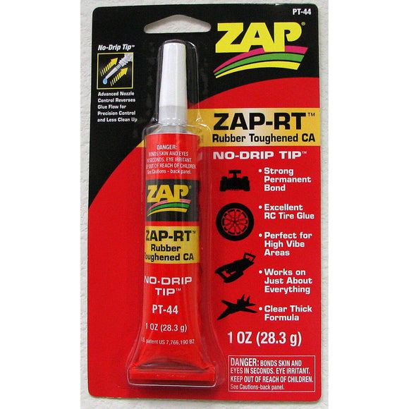 ZAP-RT Rubber Toughened CA, 1 oz