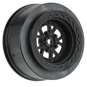 PRO277603 1/10 Pomona Drag Spec Rear 2.2"/3.0" 12mm Drag Wheels (2) Black