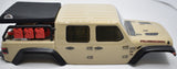 Axial 1/24 SCX24 Jeep Gladiator JT Micro Mini Body w/ Fenders (Tan)