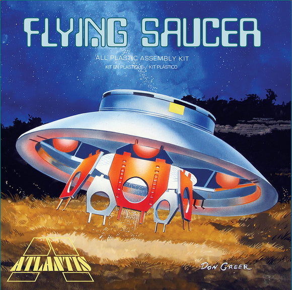1/72 The Flying Saucer UFO (Invaders) Plastic Model Kit