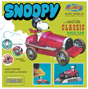 Snoopy and his Race Car Plastic Model Kit