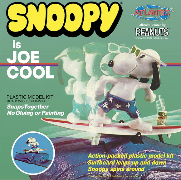 Snoopy Joe Cool Surfing Plastic Model Kit