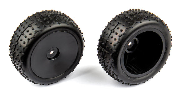 Front Narrow Mini Pin Tires, mounted for Reflex 14T or 14B