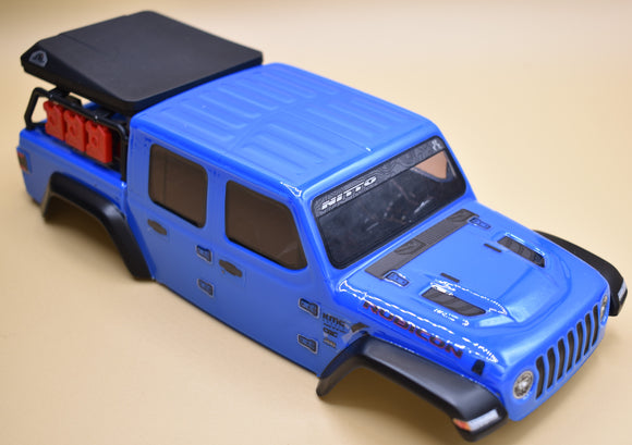 Axial 1/24 SCX24 Jeep Gladiator JT Micro Mini Body w/ Fenders (Blue)