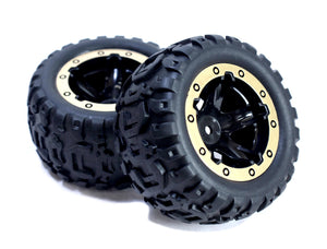 Slyder MT Wheels/Tires Assembled (Black / Gold)