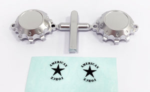 American Force H01 Contra Wheel Cap Silver with Decal