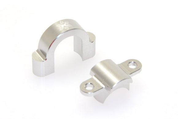 CNC Aluminum Steady Bearing Holder  (Silver Anodized)