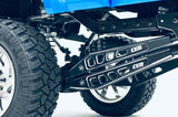KAOS Suspension Linkage Set for F250 chassis, black anodiz