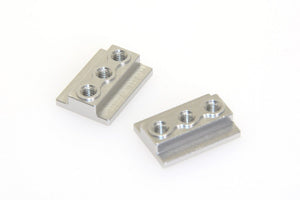 CNC Aluminum Chassis Rail Holding Block (Silver