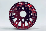 KG1 KD004 Duel Front Dually Wheel (Red Anodized, 2pcs,