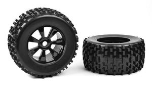 Off-Road 1/8 Monster Truck Tires - Gripper - Glued on