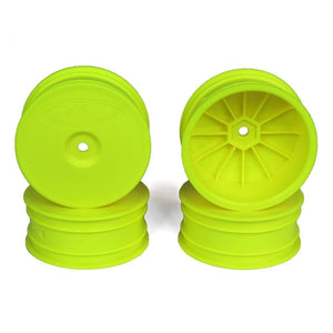 Speedline Buggy Wheels, Yellow for Losi 22-4 and Tekno EB410
