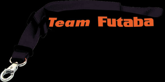 Team Futaba Strap, Black & Orange Neck Strap