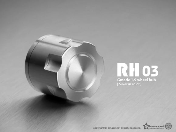 1.9 RH03 Wheel Hubs (Silver) (4)