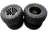 Arrma GRANITE 4x4 3s BLX - TIRES & Wheels (tyres rims DBoots Fortress AR102666