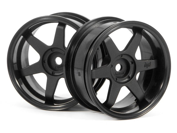 TE37 Wheel 26mm Black 6mm Offset/Fits 26mm Tire