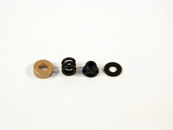 Spring 4.9X8X7mm With Washer (4.3X10X1.0mm Hex Hole/Black)
