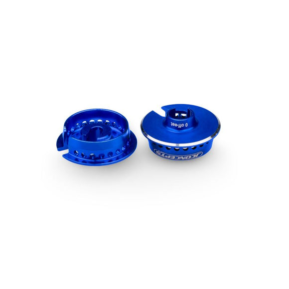 Fin, 13mm Spring Cup, 0mm Off-Set, Blue, Fits Team