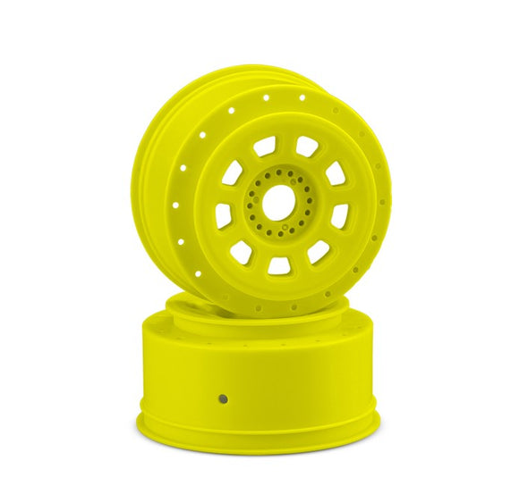 9-Shot 17mm Hex SCT Tire Wheel Yellow,2pcs