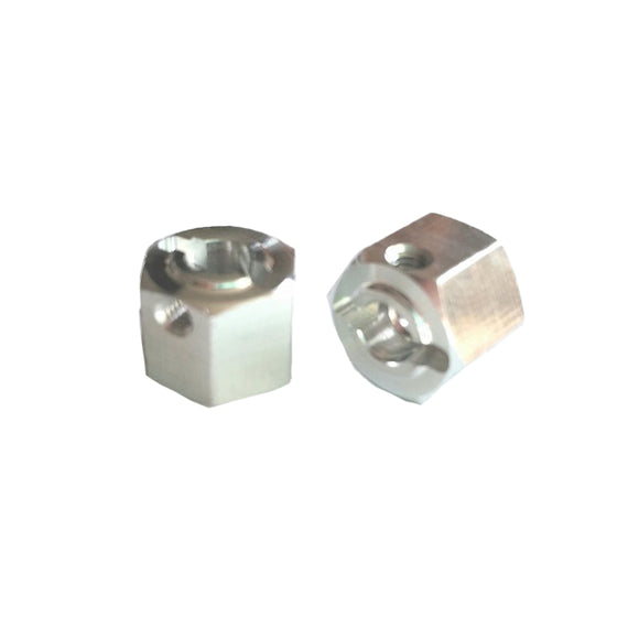 (2) 12mm x 8mm wide Aluminum Hexes with Hardware