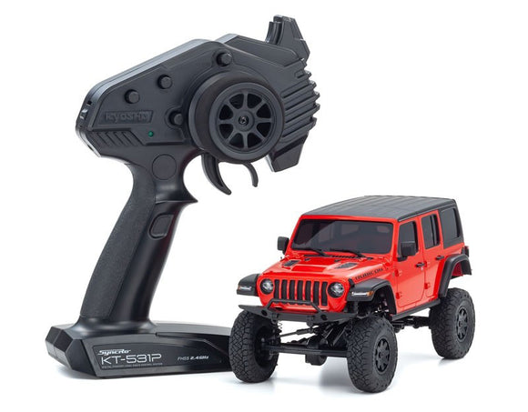 MINI-Z 4x4 MX-01 Readyset Jeep Wrangler Unlimited Firecracker