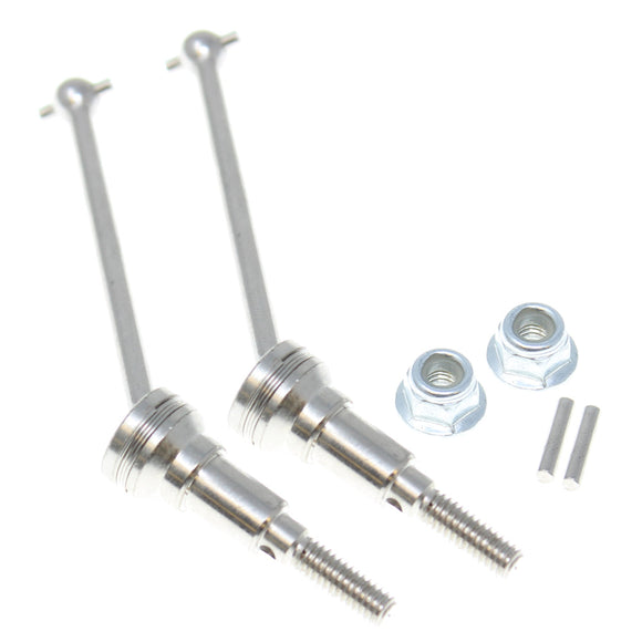 RER13681 Metal Front CAD Shafts + Pins+Lock Nut M4 - Dirt Cheap RC SAVING YOU MONEY, ONE PART AT A TIME