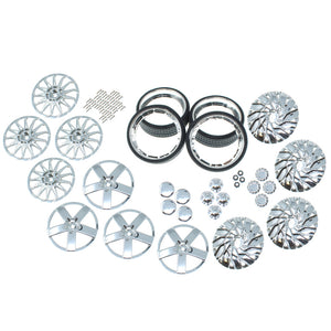 RER19790 - Chrome 26in Wheel & Tire Combo Kit