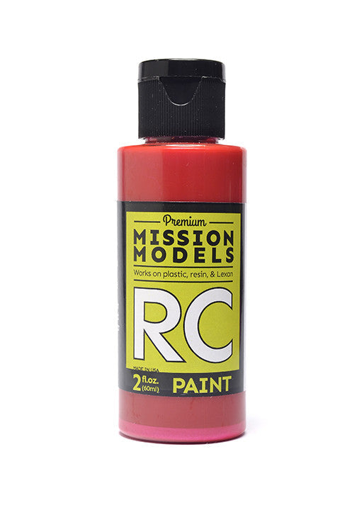 Mission Models - Water-based RC Paint, 2 oz bottle, Red