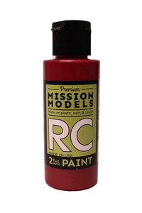 Mission Models - Water-based RC Paint, 2 oz bottle, Burgundy