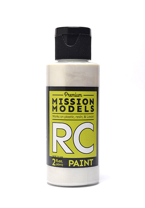 Mission Models - Water-based RC Paint, 2 oz bottle, Pearl White