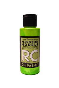 Mission Models - Water-based RC Paint, 2 oz bottle, Pearl Lime