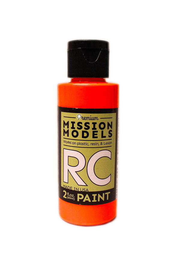 RC Paint 2 oz bottle Fluorescent Racing Orange