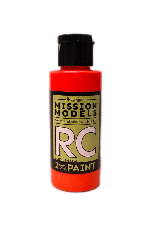 RC Paint 2 oz bottle Fluorescent Racing Red