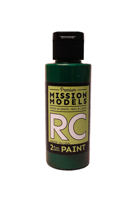 Mission Models - Water-based RC Paint, 2 oz bottle, Translucent Green