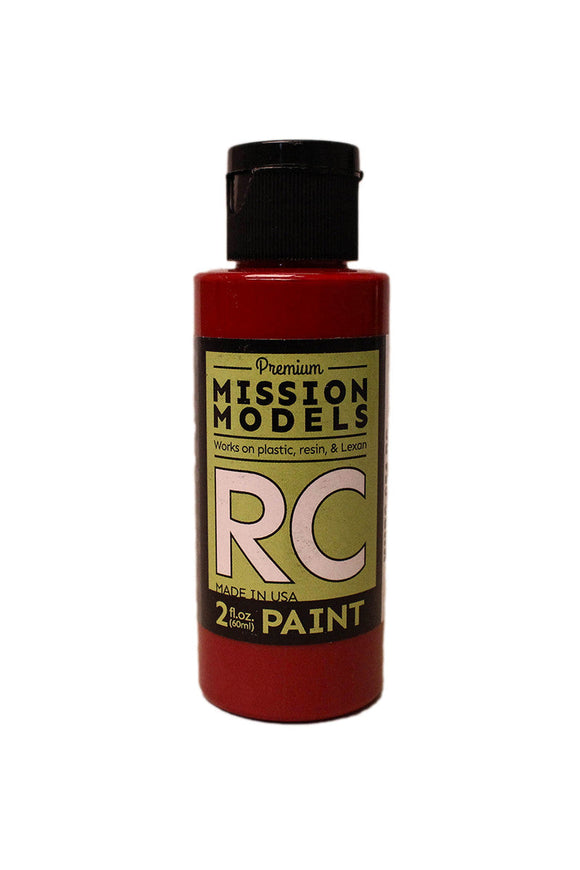 Mission Models - Water-based RC Paint, 2 oz bottle, Translucent Red