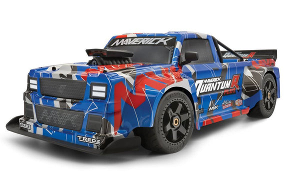 QuantumR Flux 4S 1/8 4WD RTR Race Truck - Blue / Red