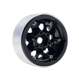 B3 Aluminum 1.9 Beadlock Wheels 9mm Hubs, Black, for